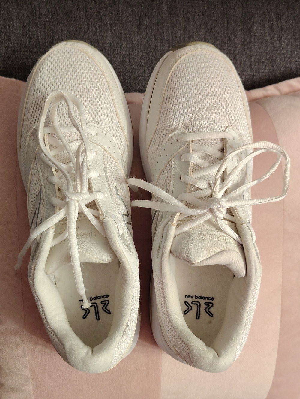 New Balance Women's White Athletic Sneakers